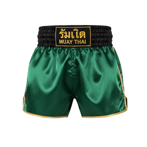 Pantalones Cortos de Muay Thai Unisex con Acabado Satinado, Cintura Elástica, Diseño Personalizado, Ropa Deportiva para Adultos - Product Image 4