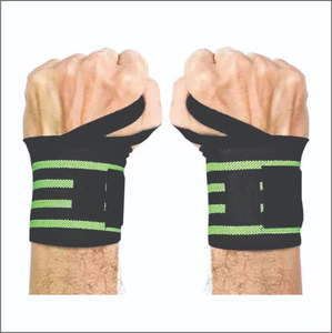 Muñequera elástica ajustable personalizada OEM, muñequera cómoda para levantamiento de pesas con diseño duradero con diseño y tamaño personalizados - Product Image 4