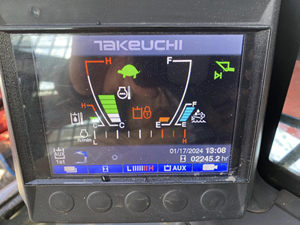 รถตักตีนตะขาบ Takeuchi TL12R2 ใช้งานมาแล้ว 2,245 ชั่วโมง เครื่องยนต์ดีเซล Kubota 110 แรงม้า ระบบไฮดรอลิกไหลแรง ราคาถูก - Product Image 6