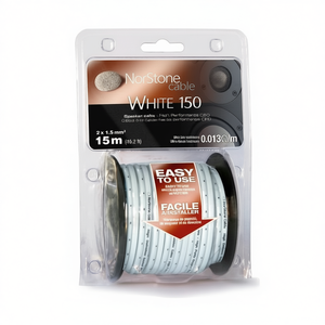 Cable de Audio Clásico W150 Blanco de 15m, una Solución de Video Duradera - Product Image 2