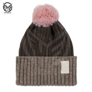 Gorro de invierno de poliéster cálido grueso de alta calidad al por mayor para adultos al aire libre - Product Image 1