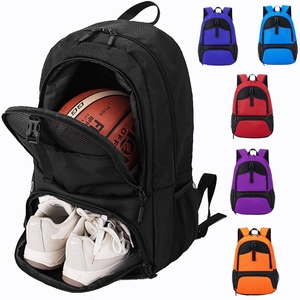 Sac de sport personnalisé sac à dos de sport sacs d'école voyage randonnée fermetures éclair renforcées sac à dos basket-ball football sac à dos - Product Image 4
