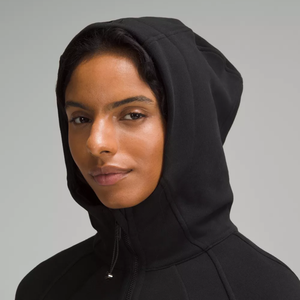 Sweat à capuche anti-rides de haute qualité pour femmes respirant avec logo en peluche personnalisé technique teint en plaine pour la saison d'hiver - Product Image 4