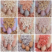 Perles demi-rondes en céramique à dos plat de haute qualité pour boucles d'oreilles en perles, accessoire en strass de qualité supérieure