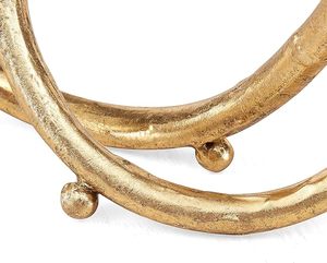 Cercle Offre Spéciale Rejoignez Design Vente en gros Accessoires de décoration intérieure Design de luxe moderne Décoration en métal Sculpture d'art de l'Inde - Product Image 2