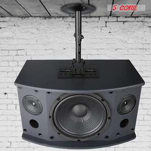 5Core <b>Speaker</b> Wall Mount Rotatable Angle Universal <b>Large</b> Bookshelf Mounting Bracket - Product Image 2