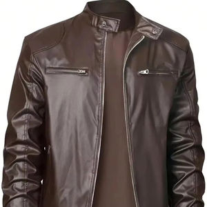 Vestes en cuir véritable vintage classiques: une durabilité de base de la mode classique élégance élégante intemporelle mode mat brillant - Product Image 1