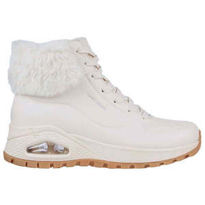 Botines <span class=keywords><strong>Skechers</strong></span> <span class=keywords><strong>para</strong></span> Mujer, Estilo Chelsea, de Piel de Oveja, Color Blanco, Transpirables, con Plantilla de PU, Estilo Coreano, <span class=keywords><strong>para</strong></span> Otoño/Invierno - Product Image 1