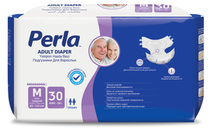 Perla Couche-culotte pour adulte XL, 30 unités, jetable, haute absorption, en tissu non tissé - Product Image 3