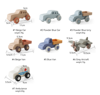 Juguete Educativo Multifuncional para Bebés Recién Nacidos, Mordedor de Silicona con Forma de Coche y Avión, Cepillo de Dientes para Bebés, Carrito de Empuje