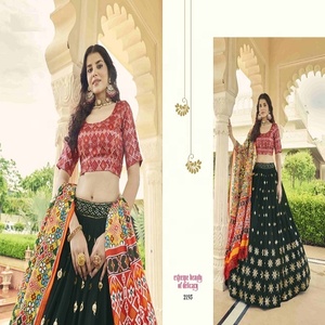 ใหม่พิเศษปักกึ่งเย็บเจ้าสาว Lehenga Choli สําหรับงานแต่งงานและโอกาสพิเศษจาก Idnia - Product Image 3
