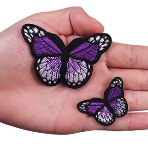 แผ่นปะแบบปักรูปผีเสื้อแผ่นรีดสำหรับติดเสื้อผ้าแผ่นปะติดเสื้อผ้า - Product Image 4