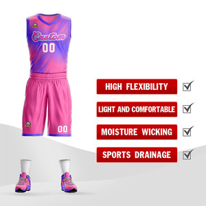High Quality Men's <b>Basketball</b> Uniform BSCI Polyester Sportswear Customizable Private Label Plus <b>Size</b> Excellent Value - Product Image 2