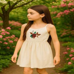 Beau coton avec impression bébé robe femmes fabricant et fournisseur de mode de Surat au taux le plus bas - Product Image 1