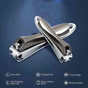 Hexa Care coupe-ongles à lame incurvée de qualité professionnelle bébé adulte coupe-ongles lime à ongles finition miroir acier soin optimal - Product Image 5