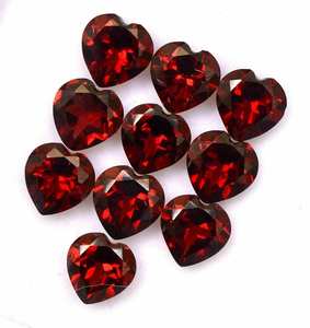 100% พลอยโกเมนธรรมชาติที่ไม่ซ้ำกันขนาดทรงหลวมอัญมณีพลอยแท้สำหรับทำเครื่องประดับ - Product Image 2