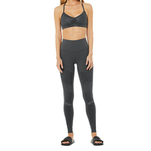 Highest Waist Moto <b>Leggings</b> Running Yoga Workout Women Leggy Custom Gym Fitness Wholesale Pants Slim Fitness <b>Leggings</b> - Product Image 5