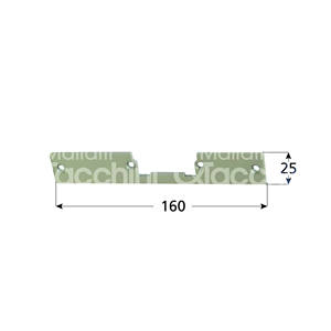 ด้านหน้าสั้นไม่สมมาตรสำหรับสลัก-ล็อคด้วยเหล็กทาสีสีเทาเท่านั้นสำหรับการโจมตีด้วยไฟฟ้าแบบ Omnia ซีรีส์ทั้งหมด - Product Image 1