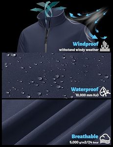 Veste de pluie d'hiver à étiquette privée, coupe-vent et imperméable, softshell en nylon polyester, col montant pour les activités de plein air - Product Image 2