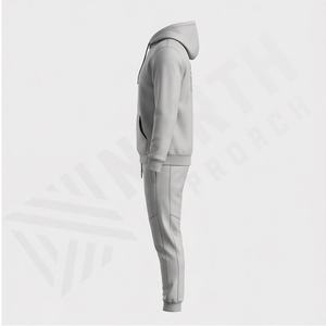 Original <b>Men</b> Tracksuit Custom <b>Hoodie</b> 100% Cotton Breathable Fabric Customized Logo <b>Running</b> Outdoor Two Piece Set Sports Jogging - Product Image 3