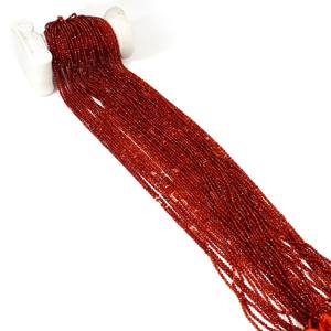 Perles en céramique d'onyx rouge naturel de qualité supérieure Perles en argile et porcelaine de qualité supérieure - Product Image 2