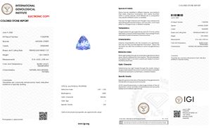 IGI certificado 8MM AAA calidad Natural tanzanita trillón corte piedra preciosa suelta alto grado azul violeta tanzanita para la fabricación de joyas - Product Image 2