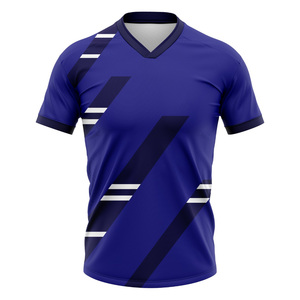 Camiseta de fútbol de poliéster de alta calidad Jersey con logotipo bordado Inventario a granel Equipos de fútbol de verano otoño para adultos - Product Image 3