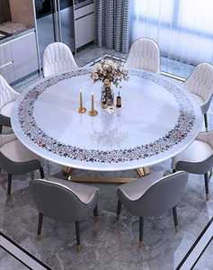 Marble inlay dining <strong>table</strong> top luxury <strong>with</strong> inlay art <strong>table</strong> - Product Image 1