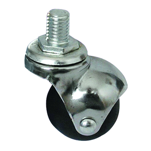 Ruota Girevole Per Mobili Cuffia Chrome Mm. Connettore a 50 pin M8x15 - Product Image 1