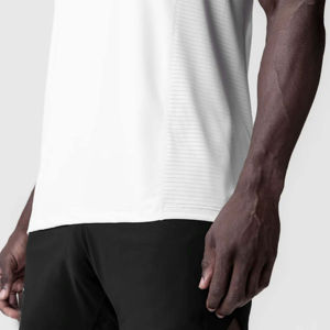 Men's Gym Wear Quick Dry Breathable <b>Tank</b> <b>Top</b> <b>Workout</b> Gear with Printed Pattern Made in Pakistan Knitted Weave - Product Image 5