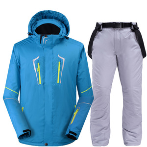 Venta al por mayor impermeable invierno frío a prueba de viento hombres de talla grande de alta calidad Venta caliente cálido grueso chaqueta de esquí pantalones de esquí traje de esquí - Product Image 5