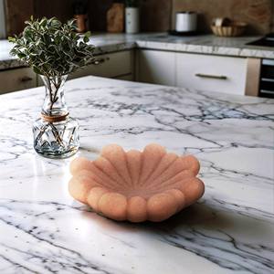 Bol de service en résine décoratif antique moderne, fait à la main, poli, d'origine indienne, écologique, lavable au lave-vaisselle, pour les fêtes - Product Image 6