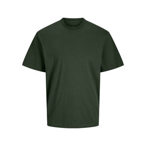 เสื้อยืดผู้ชายสั่งทำ เสื้อยืดผ้าหนา 100% ผ้าฝ้าย เสื้อโอเวอร์ไซส์ คุณภาพสูง แบบเรียบ ไม่มีลาย ขายส่ง OEM - Product Image 1