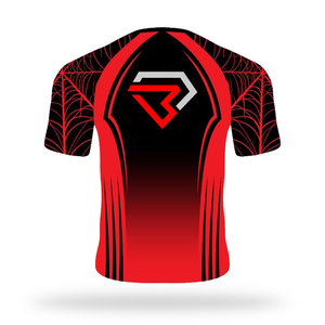 T-shirt de compression unisexe 2024, rashguard, polyester/spandex lourd, manches courtes, été, natation, MMA, logo personnalisé - Product Image 2
