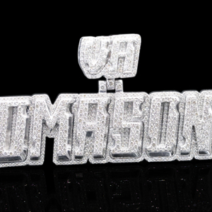 Exclusivo Colgante de Acero Inoxidable con Diamantes de Imitación Estilo Hip Hop para Unisex - Product Image 1