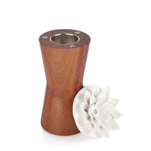 Quemador de incienso de madera Natural, juego de contenedores bakhoor para el hogar, fragancia aromática, soporte de incienso de mesa decorativo con bandeja - Product Image 5