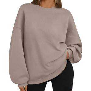 Sudaderas de Mujer 100% Algodón, Nuevo Diseño, Ropa Casual, Color Sólido, Transpirable, para la Temporada de Invierno - Product Image 5