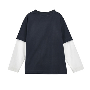 เสื้อยืดแขนสองชั้นสำหรับผู้ชายแบบพรีเมี่ยมนำเสนอเครื่องแต่งกายแฟชั่นสองชั้นที่มีสไตล์ใส่สบายและมีตัวเลือกตามสั่ง - Product Image 6