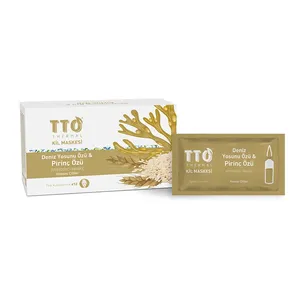 Mascarilla Facial TTO de Arcilla con Extracto de Algas Marinas y Arroz, 12 Unidades, Limpieza Profunda Herbal, Niacinamida, Reduce Poros, Renueva la Piel, Calmante - Product Image 1