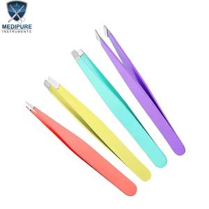 Pinzas para Cejas de Calidad Profesional, Acero Inoxidable, Puntas Puntiagudas, Inclinadas, Planas y Anguladas, Instrumentos de Belleza de Precisión - Product Image 3