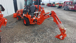 For BX23S 4WD Wheel Tractor with Backhoe and Front Loader Red Garden Tractor Multifunctional 25HP Gear Drive - Product Image 6