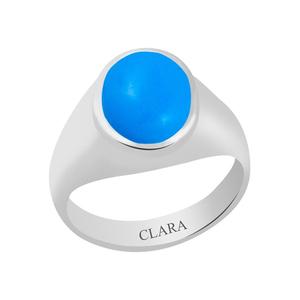 Certified Natural Turquoise Firoza Gemstone <b>Rings</b> Bezel <b>Set</b> for Everyday Wear Buy Now! - Product Image 1