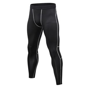 Pantalon réfléchissant pour la course nocturne, vêtements d'entraînement pour hommes avec poches zippées et design de compression à séchage rapide - Product Image 4