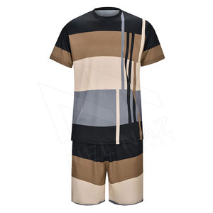 Conjunto de pantalones cortos a precio de fábrica Conjunto de pantalones cortos de diseño personalizado Conjunto de pantalones cortos con logotipo impreso personalizado para hombres - Product Image 2