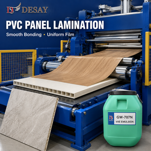 Liant émulsionnel VAE flexible GW-707N pour modificateur de ciment, panneaux décoratifs en PVC et formulation de revêtements de construction - Product Image 3