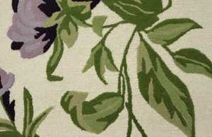 Haute qualité fait à la main Premium touffeté laine brodé abstrait fleur tapis soie matériel rouleau pour travail à domicile salon chambre prière - Product Image 4