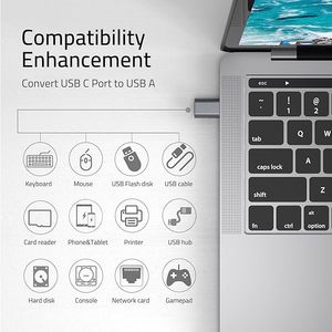 OTG nối Loại C Nam chất lượng cao <span class=keywords><strong>USB</strong></span> 3.0 adapter cho điện thoại di động chuyển đổi sang <span class=keywords><strong>USB</strong></span> một cổng máy tính thương hiệu mới nóng bán - Product Image 6