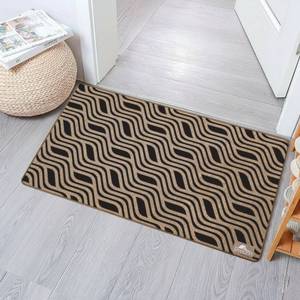 Tapis de sol en lin moderne WAVE, antidérapant, lavable, 60x90 cm - Product Image 1