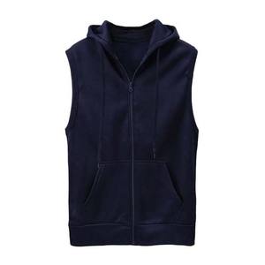 <b>Men's</b> Zipper <b>Sleeveless</b> <b>Hoodie</b> Sportswear <b>Men's</b> Clothing Plus Size Bodybuilding Muscle Fit Hoodies <b>Men</b> <b>Sleeveless</b> Shirts Summer - Product Image 1
