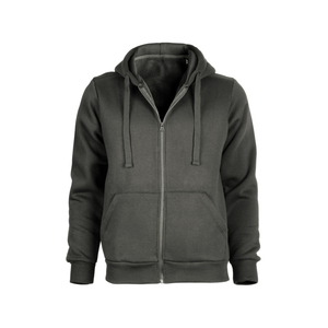 เสื้อฮู้ดซิปผู้ชาย ผ้าโพลีเอสเตอร์ 5% ผ้าฝ้าย 95% 320 GSM สามชั้น - Product Image 1